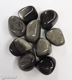 Trommelsteine Obsidian Silberobsidian